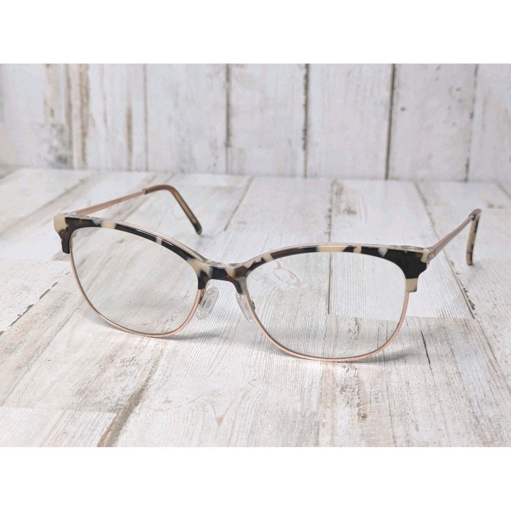 Vera Wang V916 TO Womens Gold Tortoise Cateye Eyeglass FRAMES ONLY 52 15 135